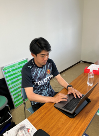 名古屋グランパスの取り組みの様子