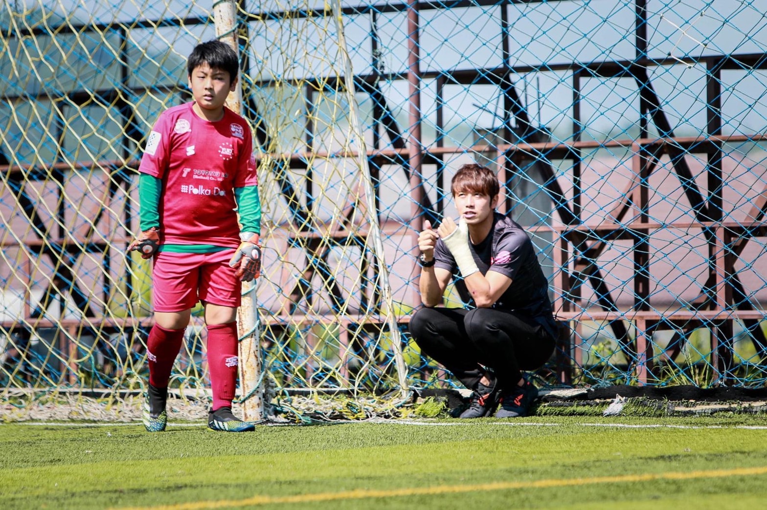 YUKI FOOTBALL ACADEMY の取り組みの様子